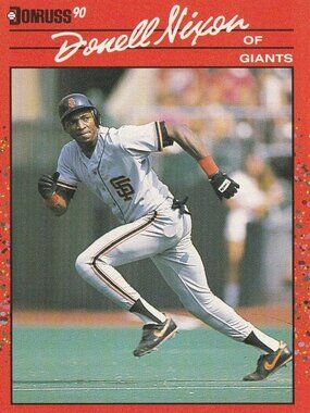 Donell Nixon - Donruss 90 Baseball Card